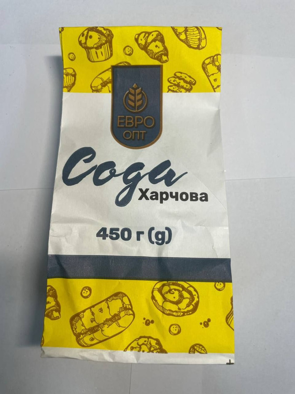 Сода харчова ЕВРО ОПТ, 450 г